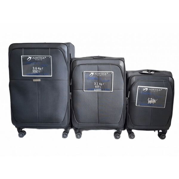 

Комплект чемоданов Airtex 826 (L+M+S) черный