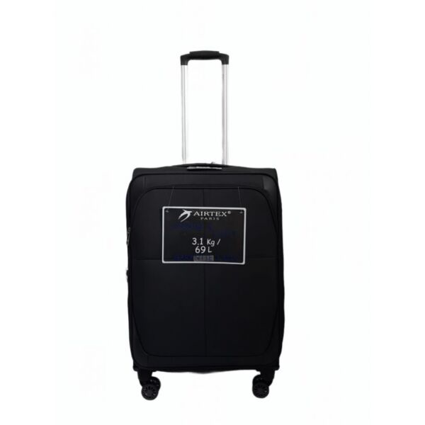 

Чемодан средний Airtex 826/24 черный