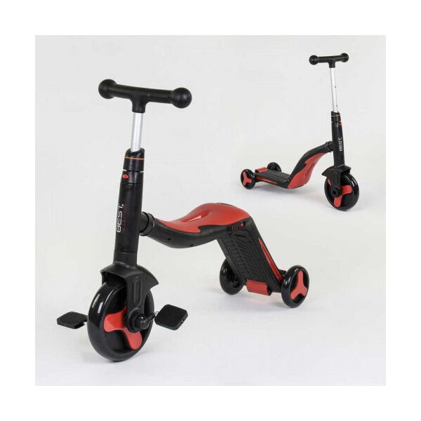 

Самокат-велобег-велосипед Best Scooter 3в1 (28288) Красный