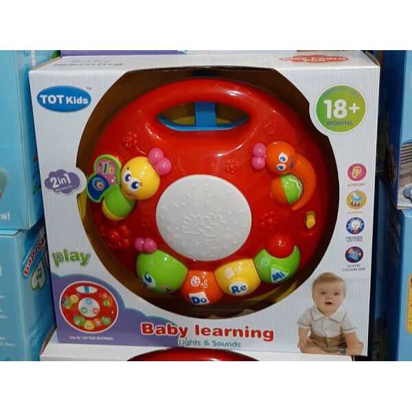 

Развивающая игрушка Барабан Tot Kids 2096 с креплением