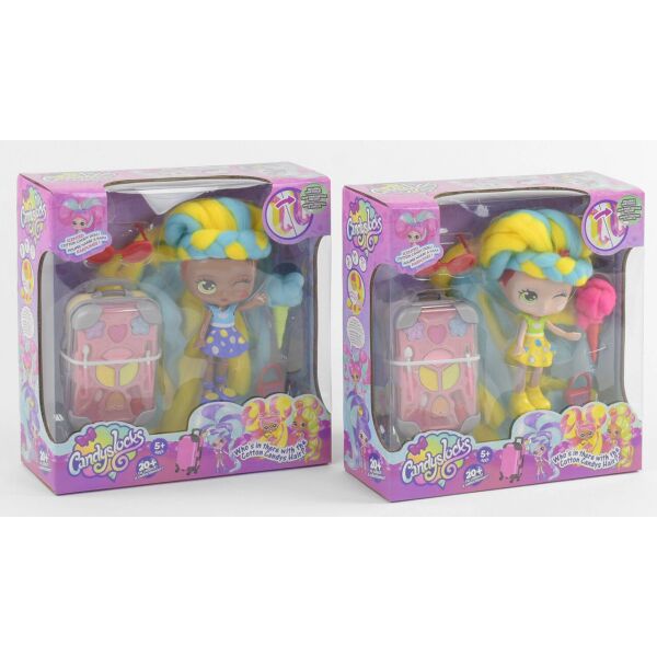 

Игровой набор для девочки Кукла Candylocks B 1170 с косметикой и аксессуарами (2 вида)