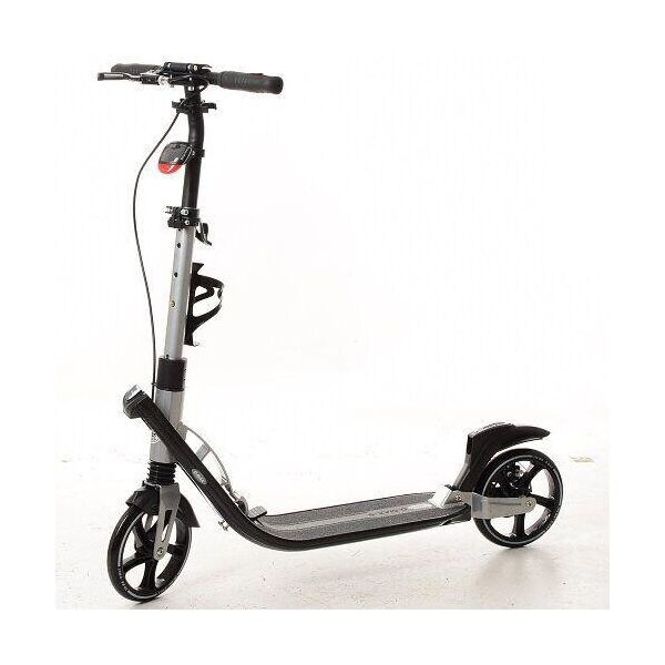 

Самокат двухколесный для взрослых и детей SR 2-015-3-G с дисковым тормозом и ремнем для переноски, серый