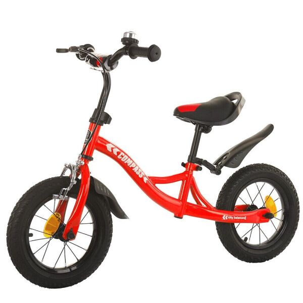 

Беговел с надувными резиновыми колесами 12" TILLY Balance Compass T-21258 Red