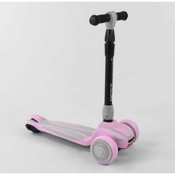 

Складной самокат трехколесный, со светящимися колесами, высота руля регулируется Best Scooter Maxi S-6044