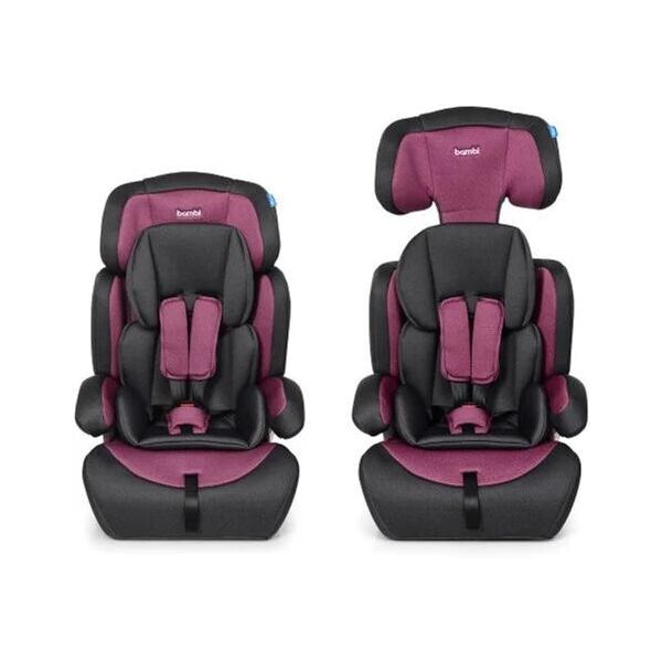 

Автокресло с бустером 2в1 «Bambi» M 3546 PINK GRAY