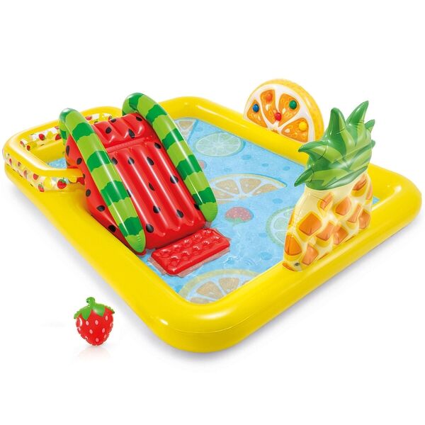 

Детский водный игровой центр с фонтаном «Intex» 57158 FunN Fruity (244-191-91 см, объем 493 л)