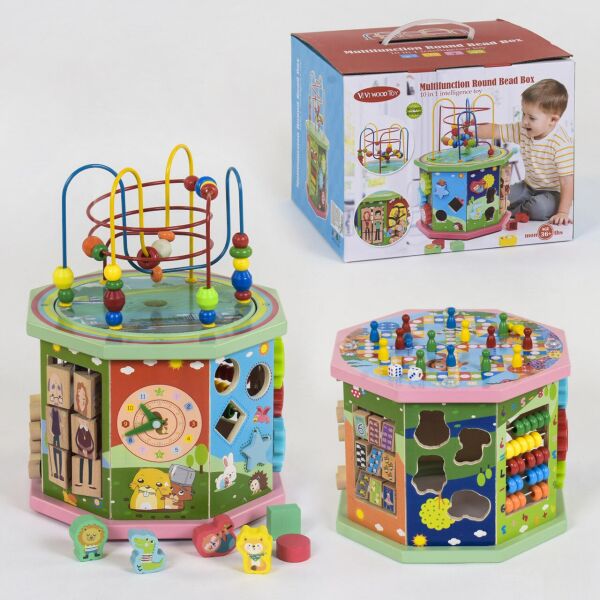 

Деревянная игрушка Логический куб С 39189