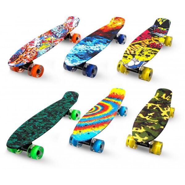 

Скейтборд Penny Board оригинал со светящимися колёсами