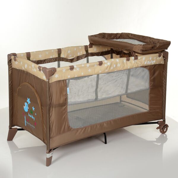 

Манеж El Camino ME 1054 SAFE PLUS Stars Beige