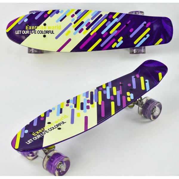 

Скейт пенни борд Best Board F 9797 колёса PU светятся 22 дюйма с рисунком