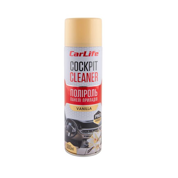 

CarLife Поліроль для панелі приладів Ваніль Cockpit Cleaner 750мл