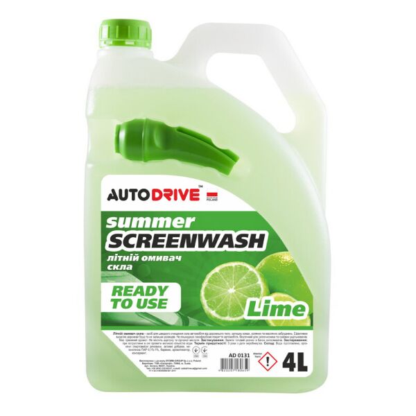 

Склоомивач літній Auto Drive Lime 4L