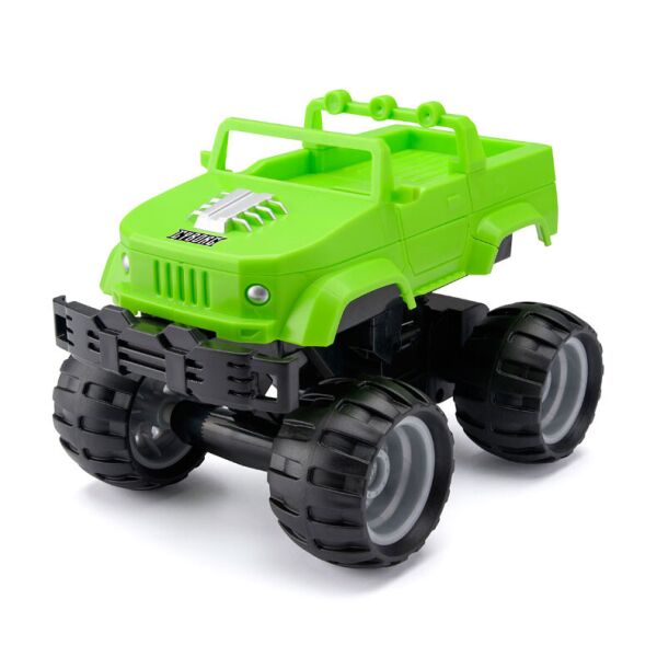 

Автомобиль crash car s2 на р/у киборг green Monster Smash-Ups BR89769