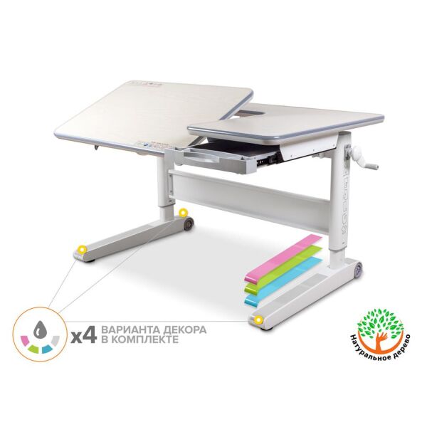

Парта Mealux RichWood Multicolor TG (BD-840 TG/MC)