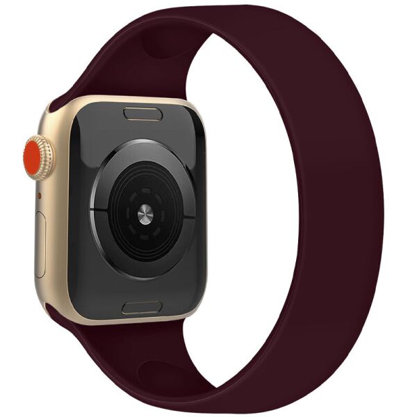 

Ремешок Epik Solo Loop для Apple watch 38mm/40mm 143mm Бордовый / Maroon
