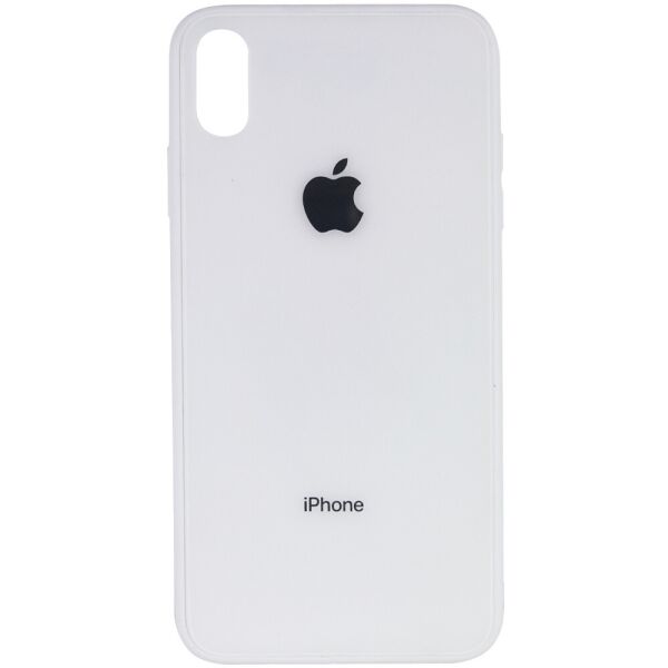 

Чехол Epik GLOSSY Logo Full camera TPU+Glass для Apple iPhone XS Max Белый