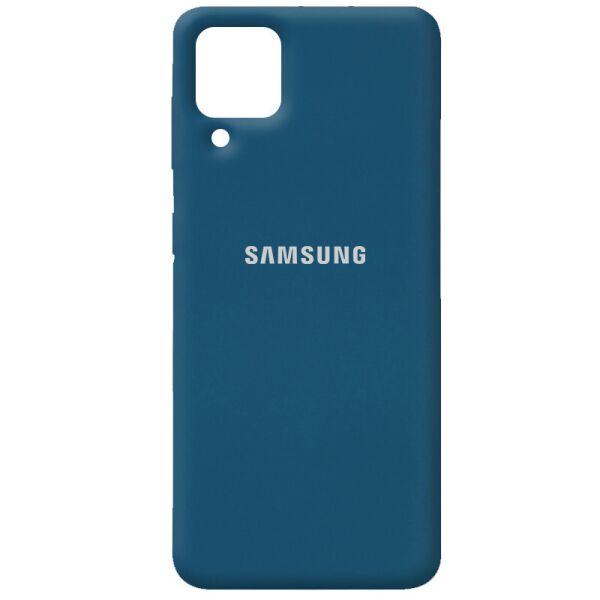 

Чехол Epik Silicone Cover Full Protective AA для Samsung Galaxy A12 Синий / Cosmos Blue