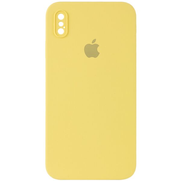 

Чехол Epik Silicone Case Square Full Camera Protective AA для Apple iPhone XS Max Желтый / Canary Yellow