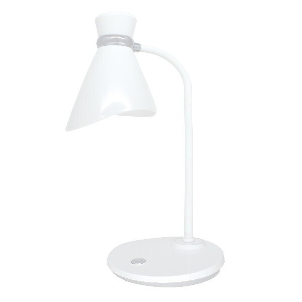 

LED Лампа Настольная HOROZ NIDA мax.60W, E27, белая
