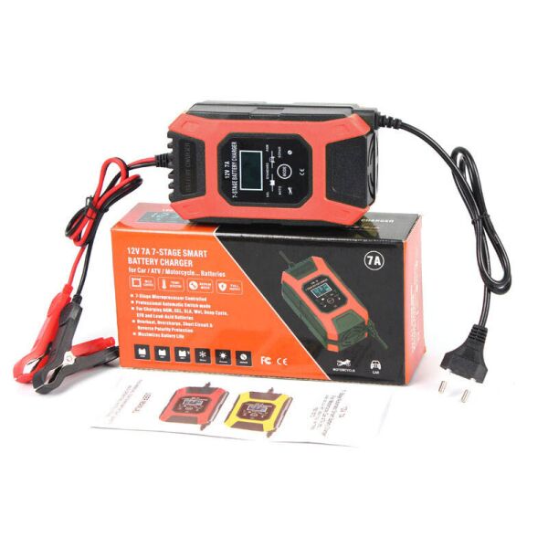 

Автоматическое зарядное устройство для авто LightProm 12V-7А, 12V 7A, Moto-1,5А