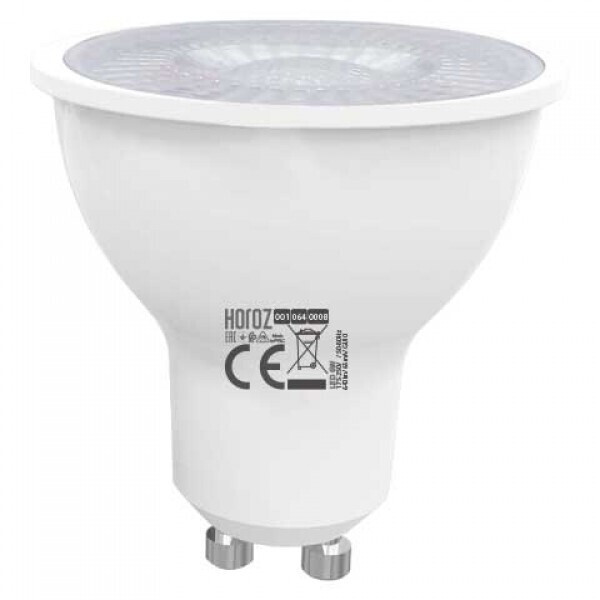 

Декоративная Светодиодная лампа LED HOROZ CONVEX GU10, 8W, 740Lm, 4200К