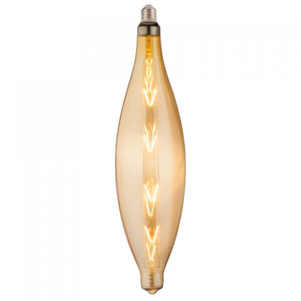 

LED Лампа Филаментная HOROZ, Filament ELLIPTIC-XL Е27, 8W, 620Lm, 2200К, Amber
