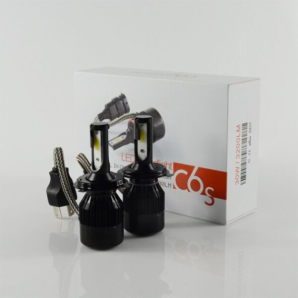 

LED лампа головного света NaoEvo C6s-H4, 30W, 6000K