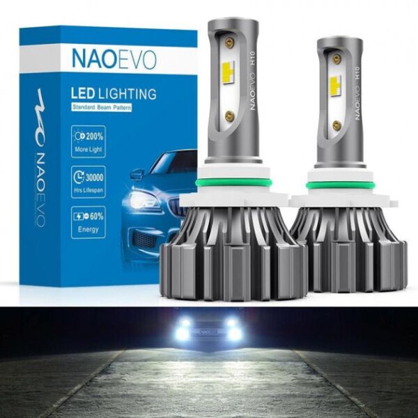 

LED лампа головного света безвентиляторная герметичная NaoEvo NF-H3, 30W, 6000K