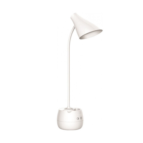 

LED Лампа Настольная Luxel 7W, 490Lm, 4000К, белый, ночник, органайзер