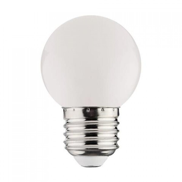

Белая светодиодная лампа HOROZ RAINBOW, E27, 1W LED, 120Lm
