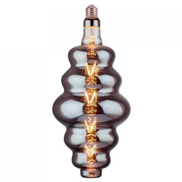 

Светодиодные Ретро Лампы LED HOROZ Filament ORIGAMI-XL Е27, 8W, 250Lm, 2400К, Titanium