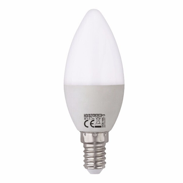 

Светодиодная декоративная лампа HOROZ ULTRA E14, 4W LED, 250Lm, 4200K