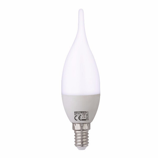 

Декоративная светодиодная лампочка HOROZ CRAFT E14, 6W LED, 480Lm, 6400K