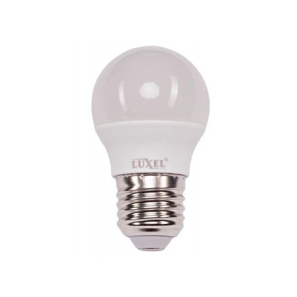 

Декоративная LED лампа Luxel G45, E27, 7W, 520Lm, 4000K