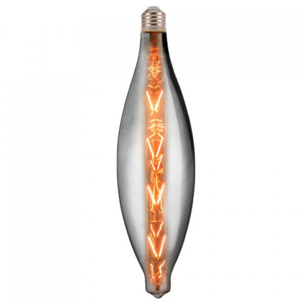 

LED Лампа Филаментная HOROZ, Filament ELLIPTIC-XL Е27, 8W, 250Lm, 2400К, Titanium
