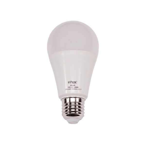 

Лампочка светодиодная Luxel A60, E27, 12W, LED, 1020Lm, 4000K
