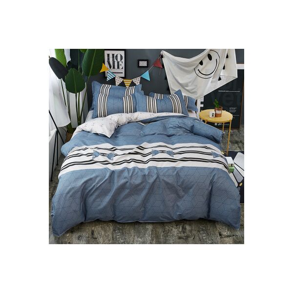 

Постельное белье полуторное "Homytex" Classic Blue lagoon