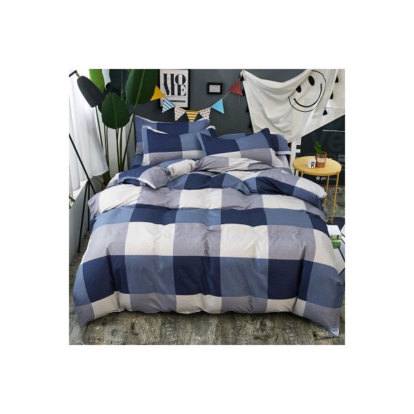

Постельное белье двухспальное HomyTex Classic Blue lake