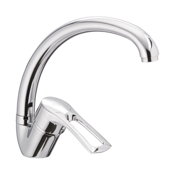 

Смеситель для кухни HANSBERG 011 CR0829 Cron Стальной (1264614596)