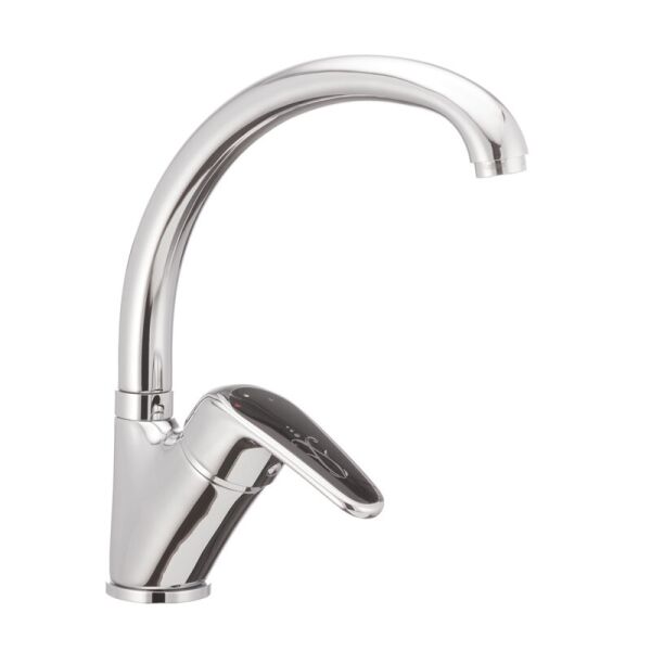 

Смеситель для кухни MAGIC 777 с черной ручкой HB0660 Haiba Стальной (1264630246)