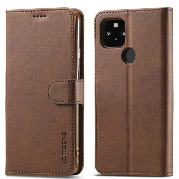 

Чехол LC.IMEEKE Wallet Case для OPPO A15 / A15s - Brown
