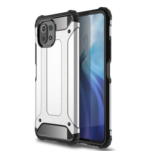 

Защитный чехол UniCase Rugged Guard для Xiaomi Mi 11 Lite - Silver