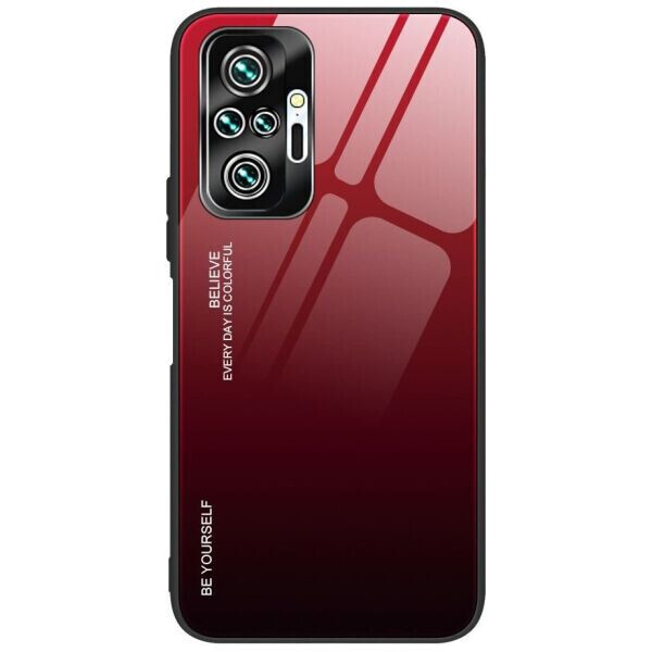

Защитный чехол Deexe Gradient Color для Xiaomi Redmi Note 10 Pro - Red / Black