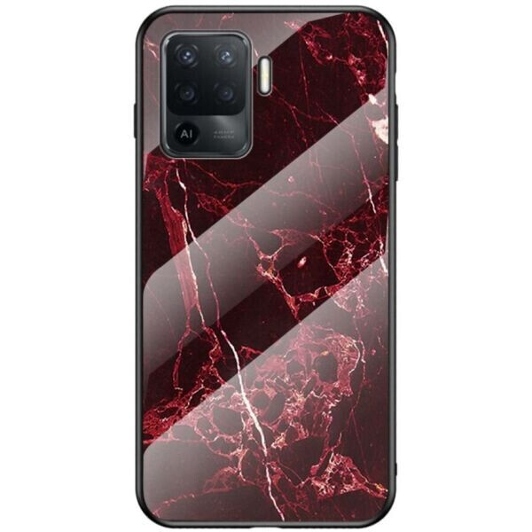 

Защитный чехол Deexe Gradient Pattern для OPPO Reno 5 Lite - Red