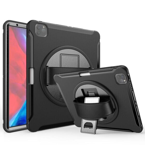 

Защитный чехол Deexe Rotation Hybrid для Apple iPad Pro 12.9 (2020) / iPad Pro 12.9 (2021) - Black