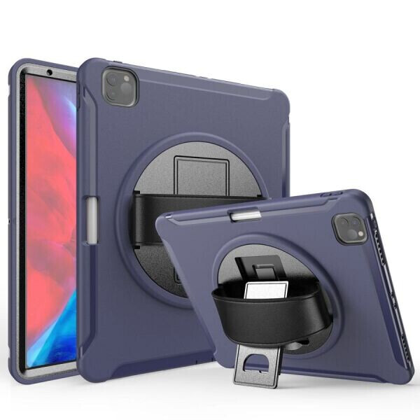 

Защитный чехол Deexe Rotation Hybrid для Apple iPad Pro 12.9 (2020) / iPad Pro 12.9 (2021) - Dark Blue