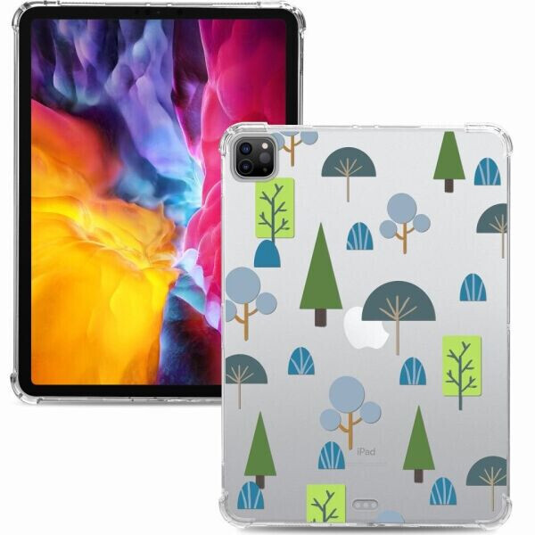 

Защитный чехол Deexe Color Cover для Apple iPad Pro 12.9 (2020) / iPad Pro 12.9 (2021) - Treelet