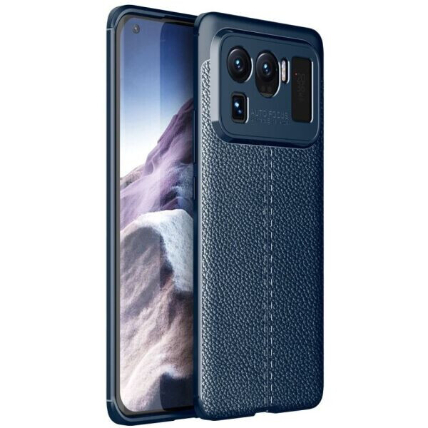 

Защитный чехол Deexe Leather Cover для Xiaomi Mi 11 Ultra - Blue