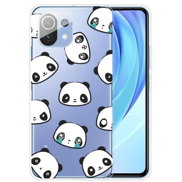 

Силиконовый (TPU) чехол Deexe Pretty Glossy для Xiaomi Mi 11 Lite - Pandas