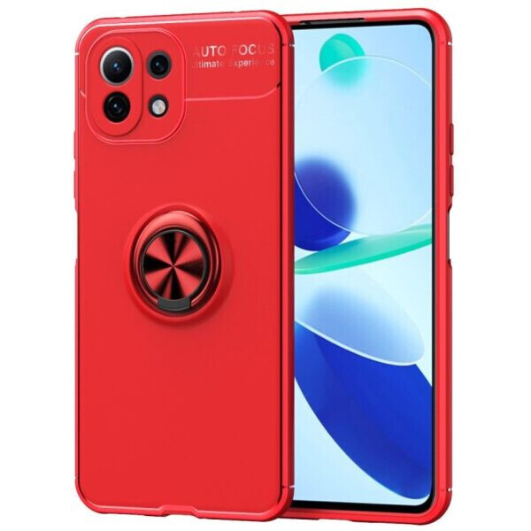 

Защитный чехол UniCase Magnetic Ring для Xiaomi Mi 11 Lite - Red